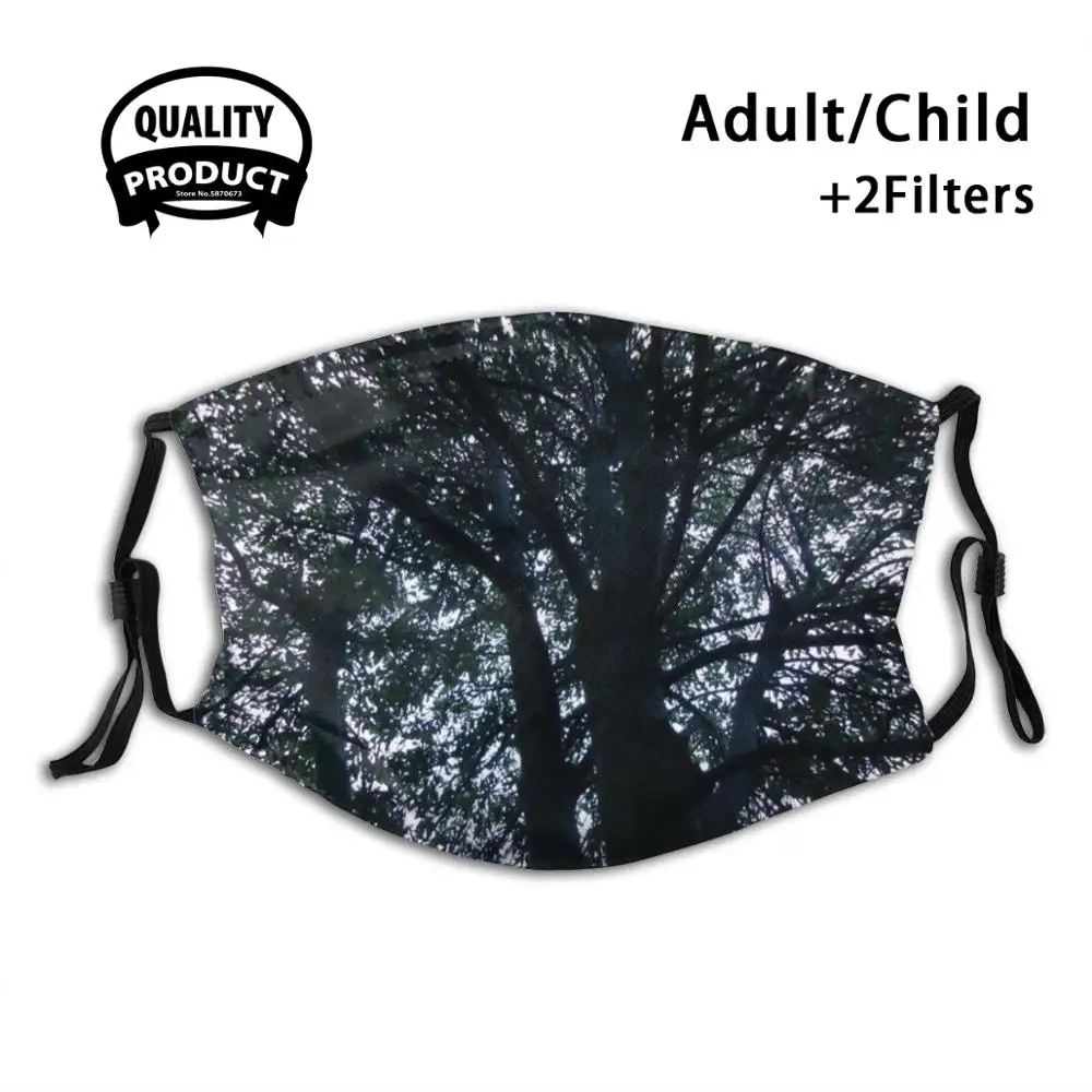 

Under The Tree Face Mask Anti Dust Filter Men Women Kids Girl Boy Teens Mouth Masks Tree Nature Shadows Italy Backyard Woods