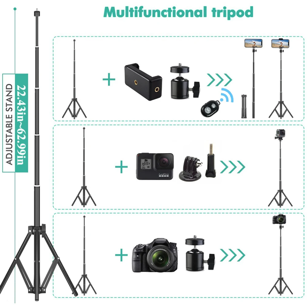 multifunctional tripod stand