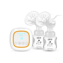 Двусторонний Электрический молокоотсос Piggy Carter с сенсорным экраном и цифровым дисплеем, 16 файлов, интеллектуальное стекло с эффектом памяти