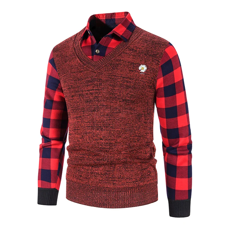 Men Autumn Twinset Sweaters Outwear 