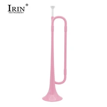 BATESMUSIC B плоская кавалерийская труба экологически чистый пластик с мундштуком для группы школьников