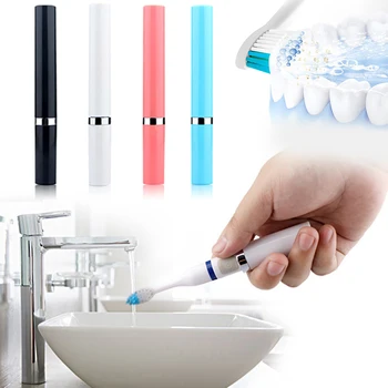

Portable Mini Electric Sonic Toothbrush Teeth Cleaning Waterproof Sonic Vibration Electric Toothbrush Adult Children Oral Care