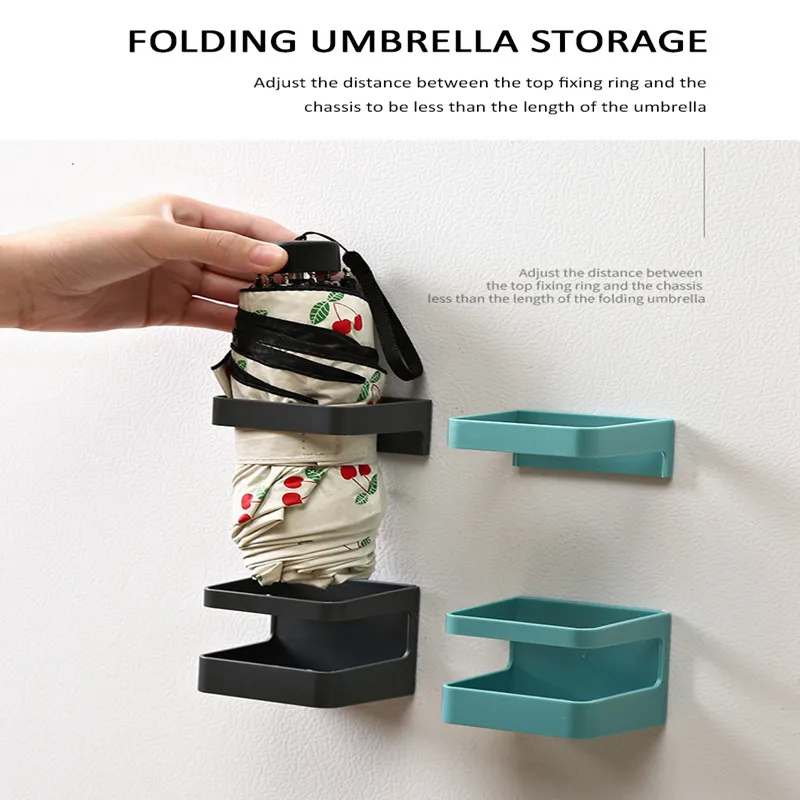 Umbrella Storage Rack Hot Household Multi-Color Wall-Mounted Plastic Multifunctional Bathroom
