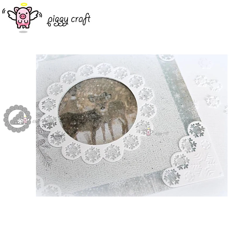 Металлические Вырубные штампы форма снежинка Угловое кольцо скрапбукинг