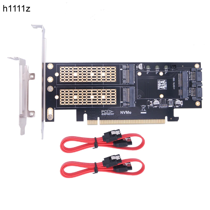Nvme Ssd Ngff para Pcie 3.0 X16 Adaptador Chave m Chave b Msata Pci Express 3.0 M.2 Nvme Ssd Conversor Sata Ssd Conversor em Conversor Riser m2