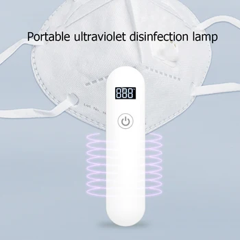 

UV LED Sterilization Light Eco-Friendly Ultraviolet Sanitizer Disinfection Lamp Light Kitchen Bedroom Hospital
