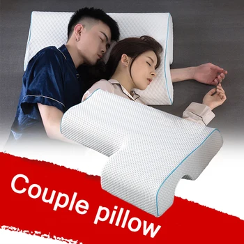 

Memory Foam Bedding Pillow Slow Rebound Pressure Health Neck Couple Pillow Multifunction Anti-pressure Hand Pillow for couple