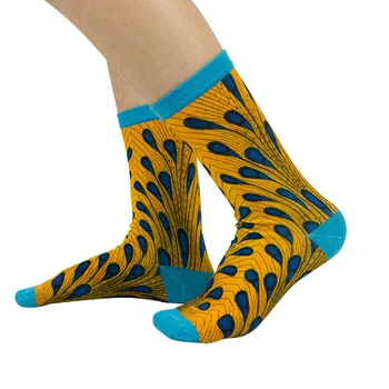 

3 Pairs/pack Women Socks African Print Striped Lattice Design Colorful Soft Socks Leisure Skateboard Socks Funny Gift WYB466