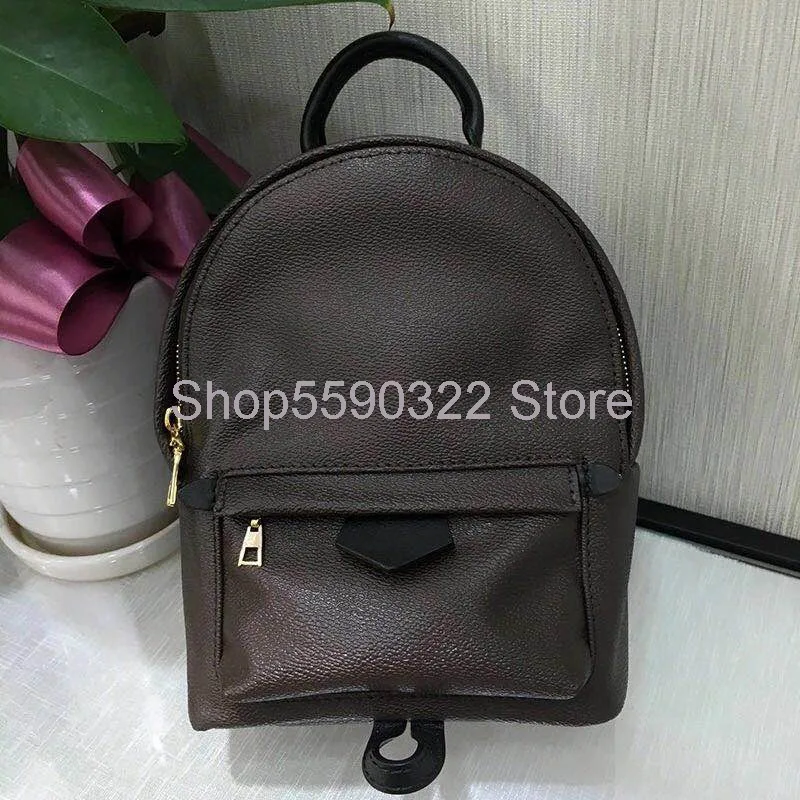 

Luxury Brand Mini Backpack Bag Women Classic Monogram Designer Mini Bags Top Quality Real Leather Cute Lady Small Backpack 15cm
