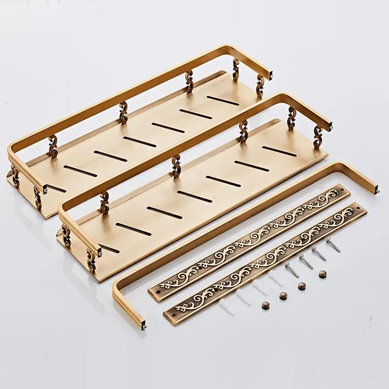 Полка для ванной комнаты старинная алюминиевая угловая полка корзина душевой