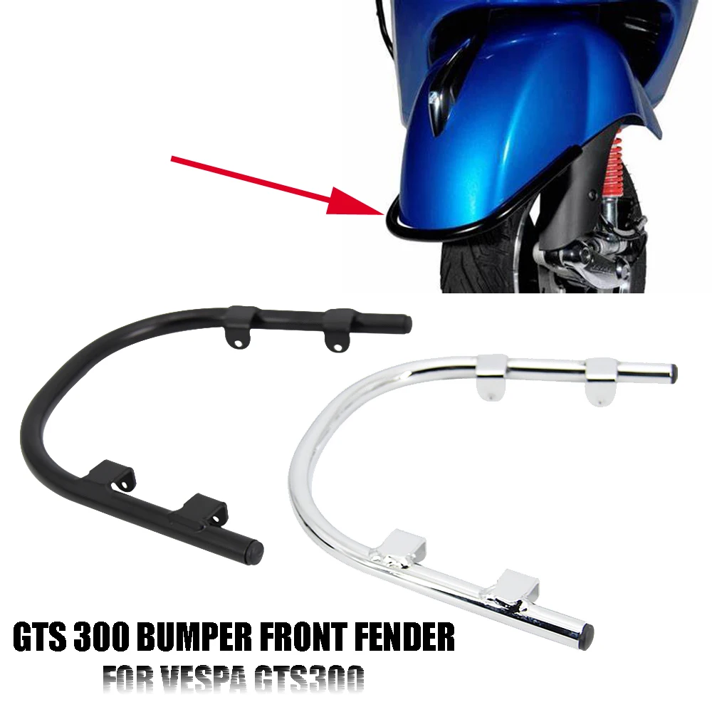 Paraurti Moto Parafango Anteriore Per Vespa Gts 300 Gts 250 Gtv 300 Gts300 Gts250 Gtv Parafango Paraurti Nero Parafango U-Bar Crash Bar