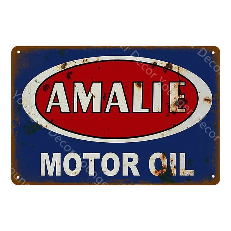 YD8456B Esso Castrol Texaco винтажные металлические жестяные знаки моторное масло автомобильные шины Плакат Бар Паб Гараж Декор Ретро настенная живопись табличка - Цвет: YD8456B
