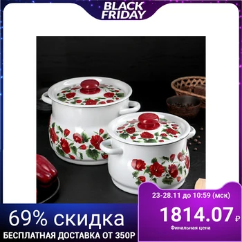 

Set of pots "Ramo", 2 pieces: 4 l, 5.5 l