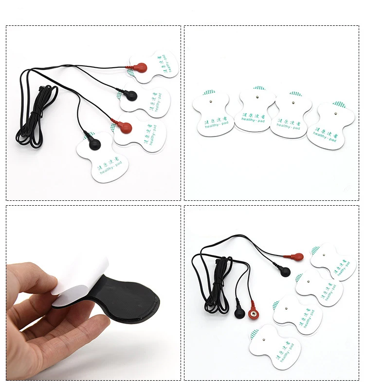 8Pcs BDSM Electric Shock Nipple Paste Pad Electro Stimulate Breast Enlarger Body Therapy Massage Pads Sex Toys Couples