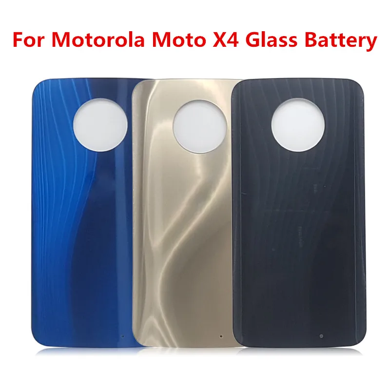 Для Motorola Moto x4 X 4th XT900 сзади Панель женские босоножки с закрытой пяткой запчасти из стекла для Motorola MOTO x4 XT1900-1 XT1900-2 XT1900-5