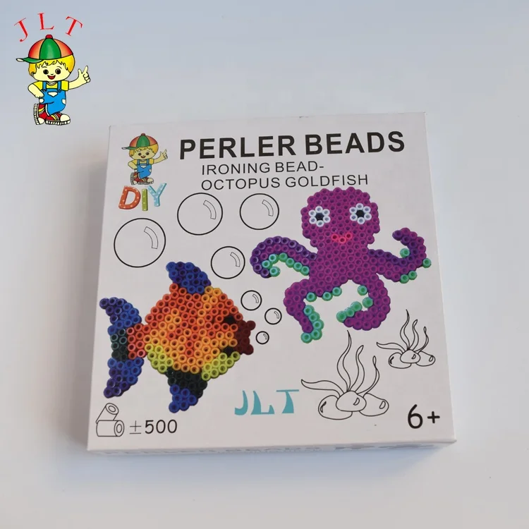 5mm ocean creatures hama beads kit fuse hama beads with templates accessories for kids DIY 3D puzzle Educational Toys