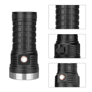 

Waterproof IPX6 Led Flashlight Rechargeable XHP70 LED Torch Flashlight Spotlight Lamp Flashlight Torch 18650 Lanterna 40DEC06