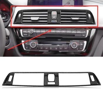 

Auto Accessories Carbon Fiber For BMW 3 Series F30 2013-2018 Car Console Air Conditioning Vent Cover Trim Frame Sticker Adorment