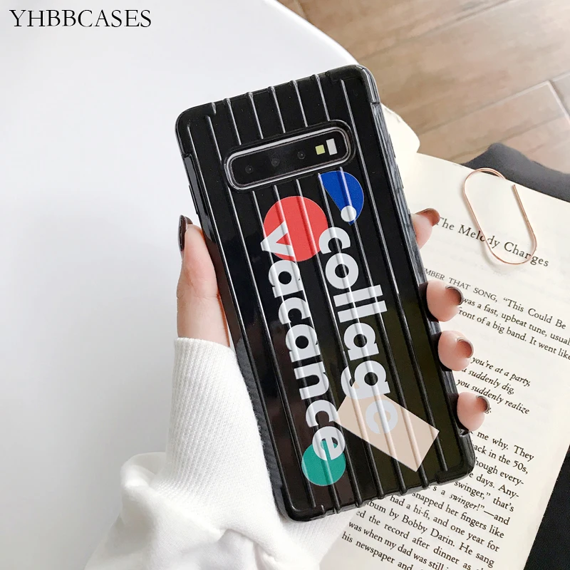 Мягкие чехлы YHBBCASES с геометрическим рисунком карамельных цветов для Samsung Note 10 9