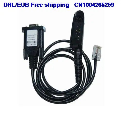 

DHL/EMS 20pcs 2in1 two way CB Ham Radio DATE CABLE GP328 GP338 GP340 USB Programming Cable for -A5