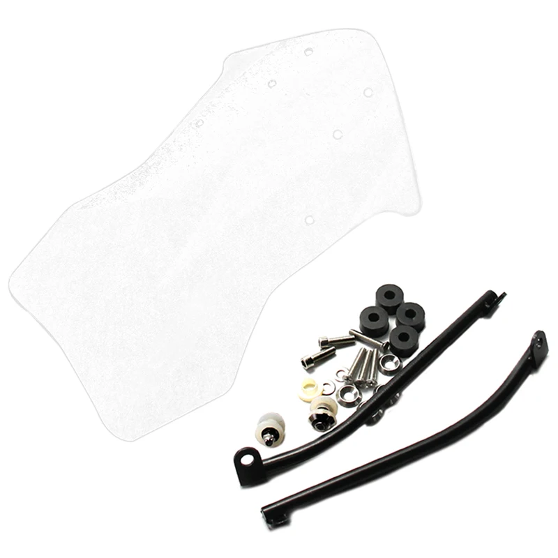 

Motorcycle Windshield Front Windshield + Bracket Sun Visor Deflector For Bmw G310Gs 2017-2018 G310 Gs Motorcycle Accessories