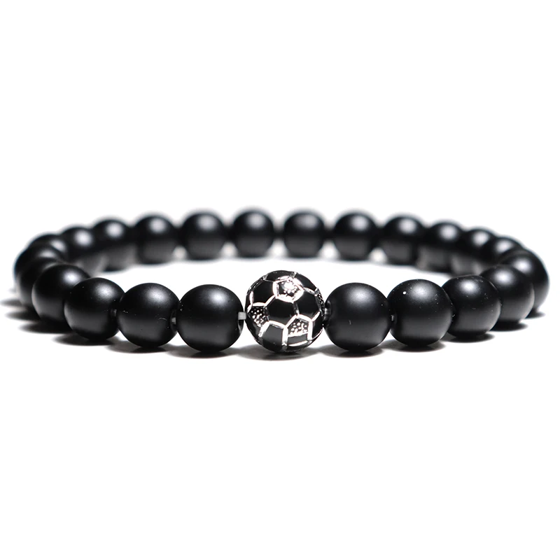 Onyx Stone Beaded Bracelet for Men and Women