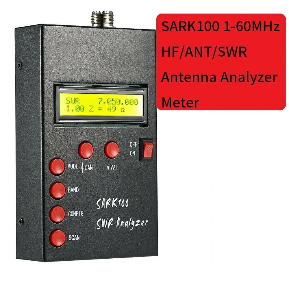 Анализатор антенны SARK100 1-60 МГц HF/ANT/SWR тестер волн измерение емкости | Мобильные
