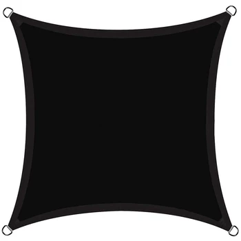 

Rectangular Courtyard Square Ultraviolet Oxford Cloth Outdoor Garden (Black, 3X)