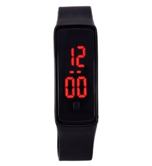 black Reloj Mujer светодиодный сенсорный экран ультра тонкие мужские спортивные цифровые светодиодный наручные часы женские мужские s Reloj Hombre Montre Femme часы - Цвет: black