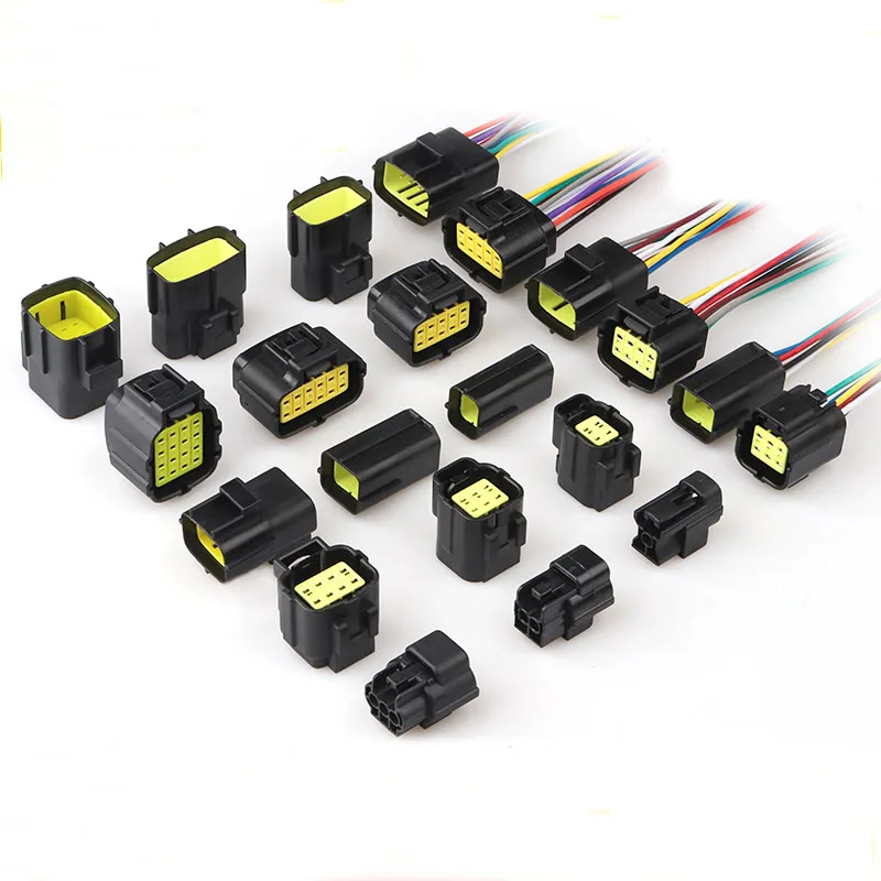 2-pin P 2-hole 2-wire автомобильный водостойкий разъем Клеммный блок жгут мужской и штепсельная розетка разъем