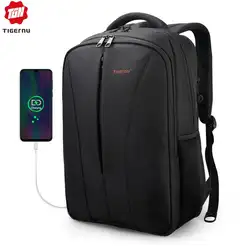 Tigernu новый противоугонные 15.6 дюймов рюкзак для ноутбука с usb заряда Компьютер Сумка рюкзак для мужчин и женщин бизнес-школы мешок