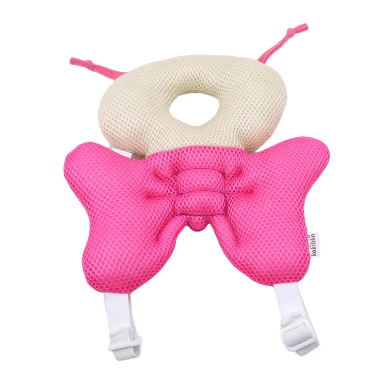 pink Розовый/синий цвет, детская подушка для прогулок, подушка для малышей, защита головы, подушка для шеи, удерживающая крылья, подушка, постельные принадлежности, рюкзак - Цвет: pink