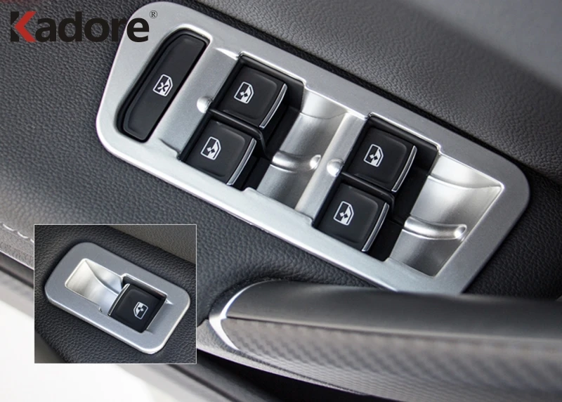 Матовая крышка кнопки переключателя стеклоподъемника для Volkswagen Golf 7 MK7 2013 2016 2017 2018