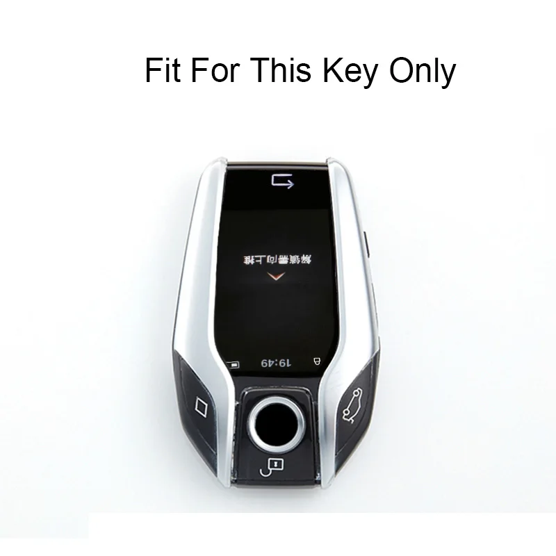 ABS карбоновый автомобильный чехол для ключей для BMW G12 GT G30 G21 I8 I12 I15 X3 730i 740i 750i 7 серии дисплей ключ автостайлинг
