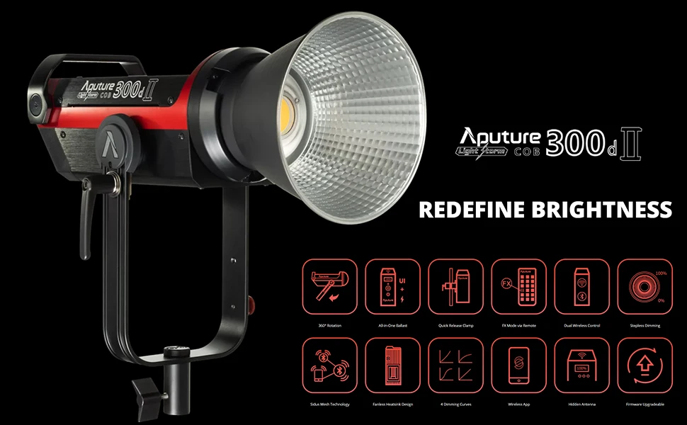 Aputure LS C300d II 300d II Светодиодный светильник для видео COB светильник 5500K Дневной светильник с креплением Bowens наружный студийный светильник для фотографии