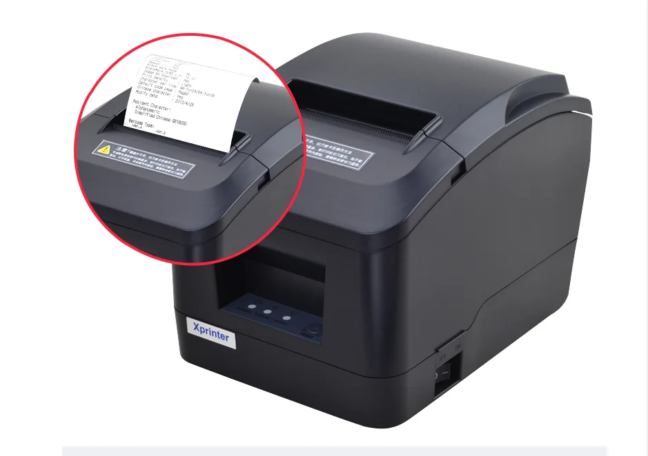 Новое поступление USB / Lan порт 80 мм автоматический резак термопринтер для чеков POS