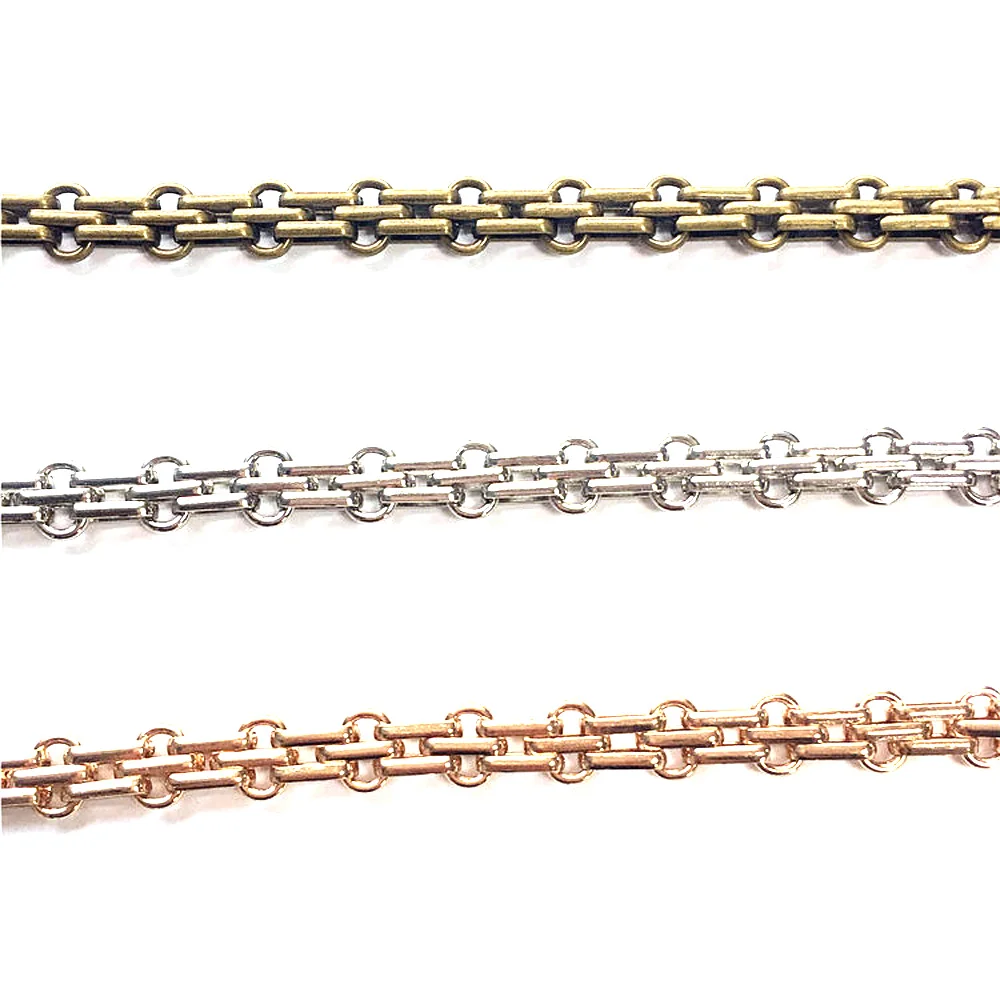 30Pcs Straps Link Chains Purse Clutch Handbag Lobster Bronze Silver Gold Color Luggage Hardware Replacement DIY Accessories 25cm