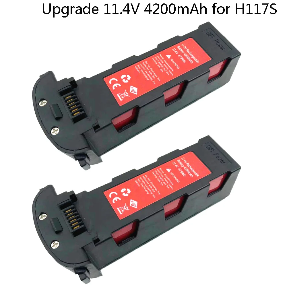 2 шт 11,4 V 4200mah для Hubsan ZINO Аккумулятор для беспилотника запасные части 11,4 V части батареи для ZINO000-38 H117S 4K Foldadle HD FPV Дрон