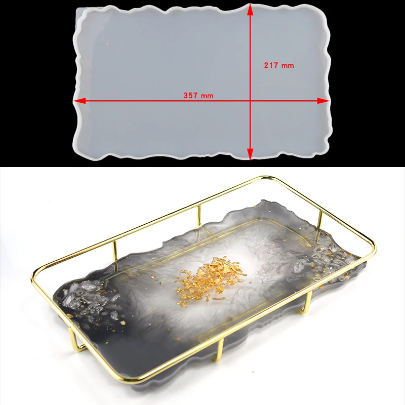 Mixture Tea Fruit Resine Tray Mold Rolling Plateau Coaster Onderzetters Posavasos Silicone Molds For Epoxy Resin Art Craft