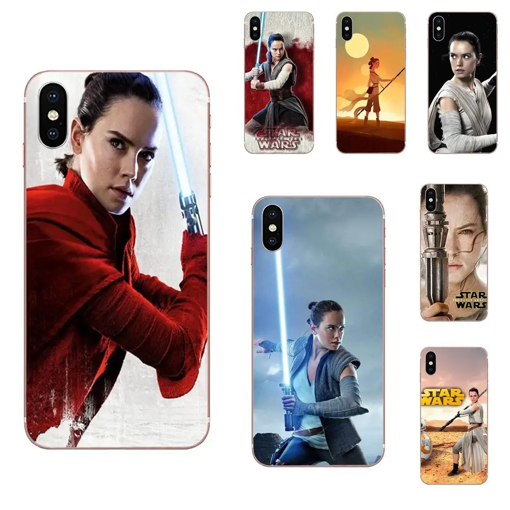Популярный фильм Персонаж Звездных войн Рей женщин для Xiao mi 3 4 4C 4i 5 5s 5X6 6X8 SE Pro Lite A1