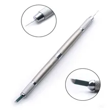 3D микроблейдинг бровей ручка ручная игла с микролезвием держатель Caneta микроблейдинг tebori брови татуировки ручка-держатель игл высокое качество