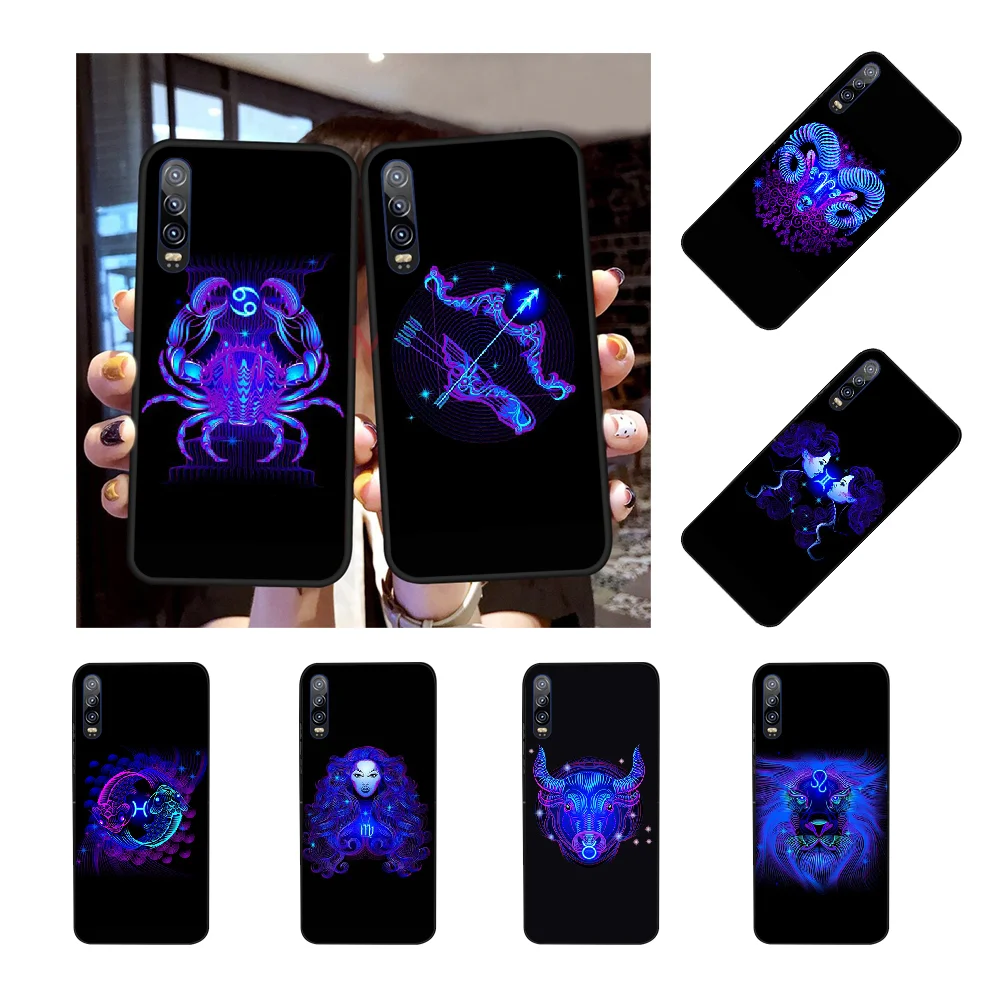 

NBDRUICAI Zodiac Signs Black Soft Shell Phone Case Capa for Huawei Honor 20 10 9 8 8x 8c 9x 7c 7a Lite view