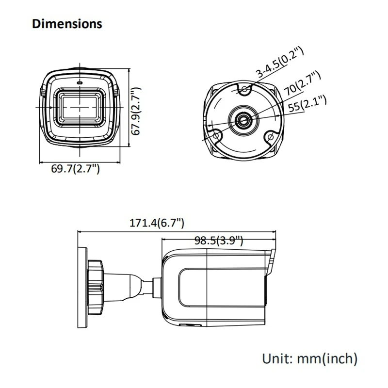 HIKVISION DS-2CD2041G1-IDW 4 МП пуля IP66 Wi-Fi подключение Встроенный Микрофон Моно звук в режиме реального времени разговора Hik-подключение приложение Micro SD слот