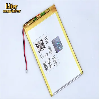

1.25MM 2pin connector 5070120 3.7V 5200mah Wholesale ultra thin lipo batteries rechargeable lithium ion polymer