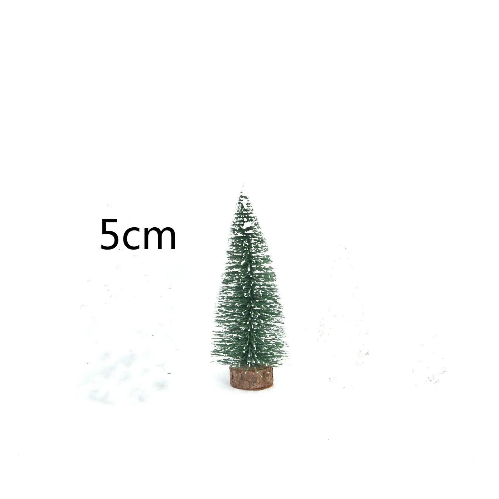 3cm new Christmas Tree Decorative Stakes Wind Spinners Garden Ornament Miniature Plant Pots Fairy DIY - Цвет: 5cm