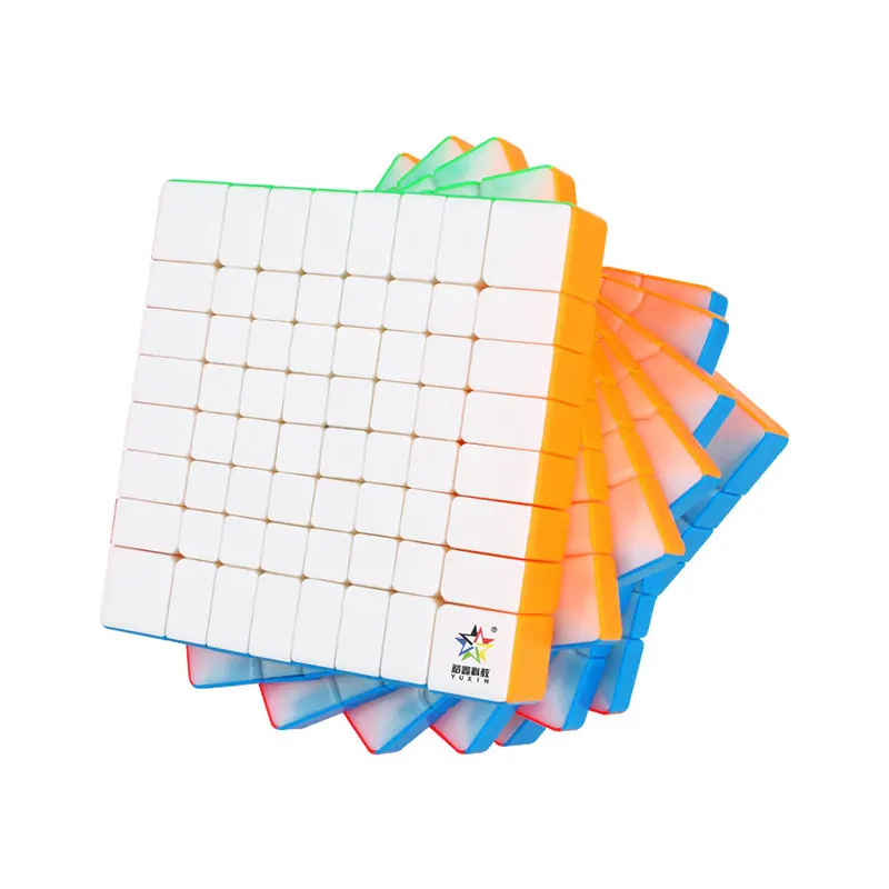 Новые Yuxin немного волшебства 8x8 куб Stickerless профессиональная Чжишен CubePuzzle 8x8x8 Для детей Cubo Magico подарок - Цвет: Stickerless