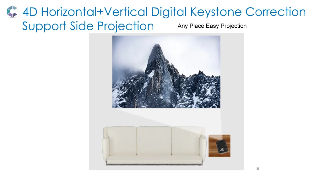 Android9.0 Portable Projector BBQ4--Big Step for LCD Projector_18