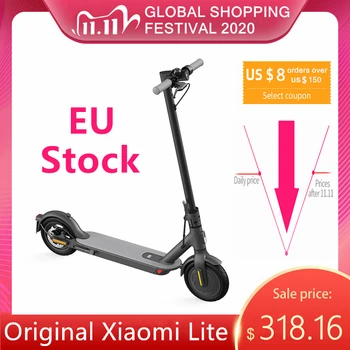 

EU STOCK Original Xiaomi Mi Lite Electric Scooter Essential 8.5 Inch Adult Mijia Smart Skateboard Foldable Two Wheel Scooter