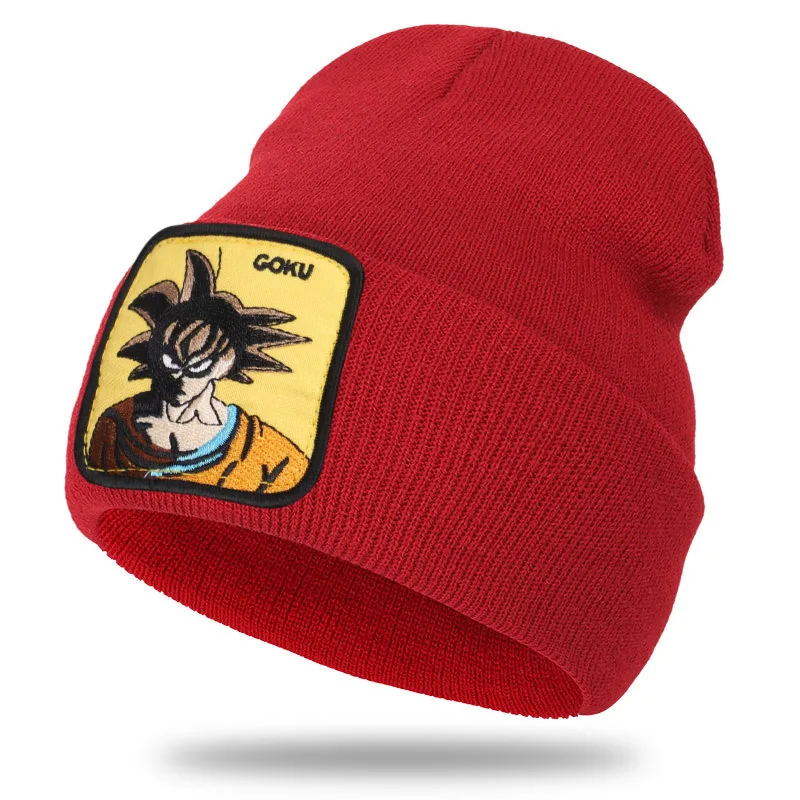 Saiyan Son Goku Vegeta Majin Buu, детская вязаная шапка для мальчиков и девочек, серия Dragon Ball Z, шапка с вышивкой, милые игрушки для косплея, подарок