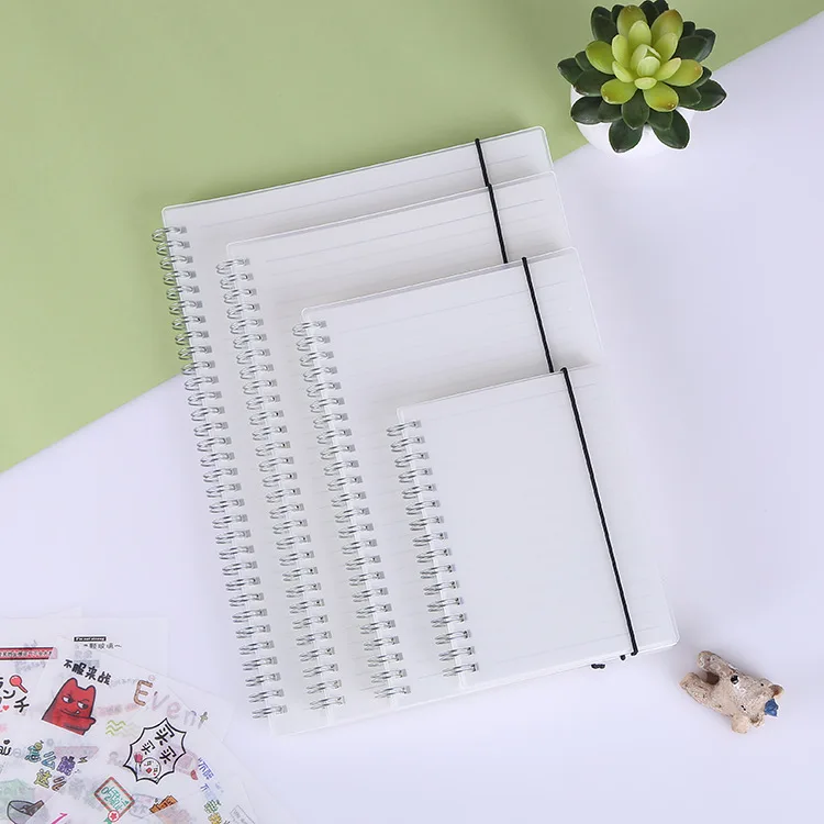 Студенческая домашняя работа А5 блокнот на заказ ПП прозрачный тусклый польский бизнес-блокнот с рулонной ручкой книга для счета